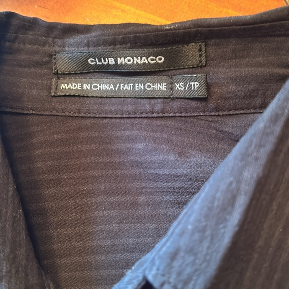Club Monaco pleated front blouse - Picture 6 of 6